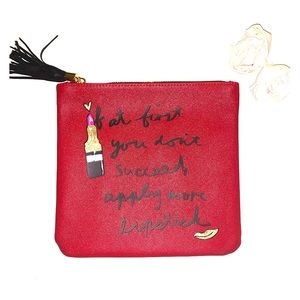 💄NWOT Cute Red Cosmetic bag/pouch